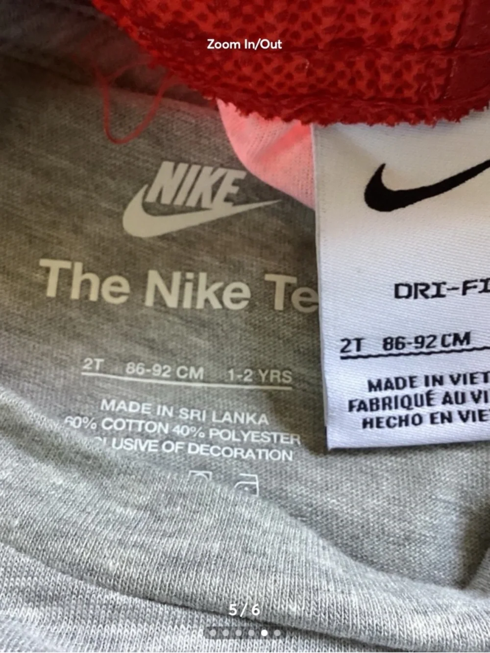 Nike tee & Shorts outfit toddler boy size 2T(NWT) ~PRICE FIRM, NO OFFERS~ - Picture 5 of 5